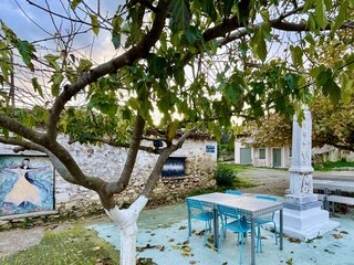 unser Dorfplatz beim Kafeneion