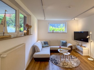 Das einladende Wohnzimmer unserer Austernfischer 10