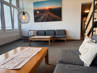 Lounge mit Panoramablick