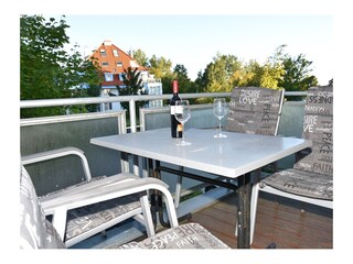 gemütlicher Balkon