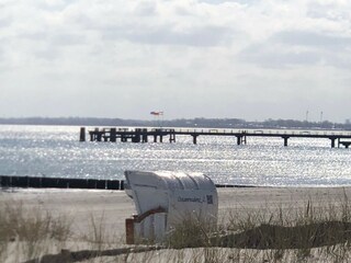 Unser Strandkorb am Südstrand...