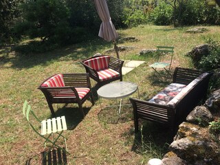 Viele nette Sitzecken