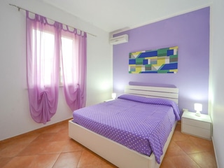 Schlafzimmer mit Klimaanlage