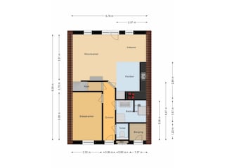 Dies ist der Grundriss des Erdgeschosses.