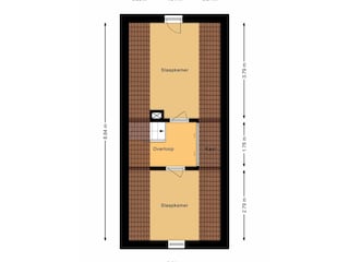 Dies ist der Grundriss der ersten Etage.