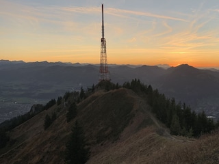 Sonnenuntergang auf dem Grünten