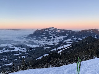 Blick vom Sonnenkopf auf den Grünten