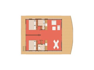 Casa galleggiante Barth Pianta del piano 21