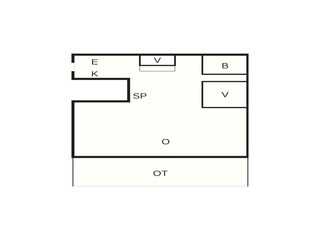 Vakantiehuis Ebeltoft Grondplan 44