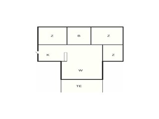 Vakantiehuis Ebeltoft Grondplan 13