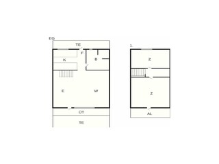 Vakantiehuis Gedser Grondplan 60
