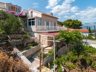 Ferienhaus Splitska Außenaufnahme 6