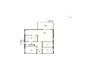 Vakantiehuis Borre Grondplan 36