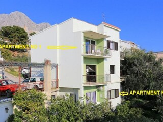 Appartement Podgora Buitenaudio-opname 7