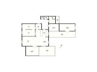 Vakantiehuis Hejlsminde Grondplan 42