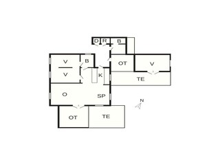 Holiday house Hejlsminde Floor Plan 4