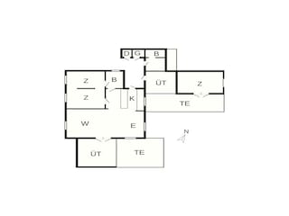 Vakantiehuis Hejlsminde Grondplan 33