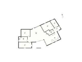 Vakantiehuis Fåborg Grondplan 3