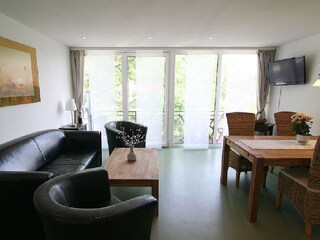Blick auf den Balkon