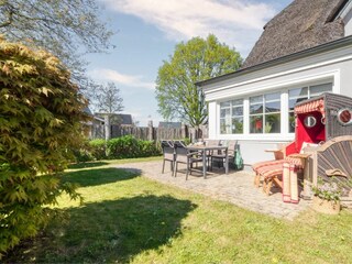 Gut ausgestattete Terrasse