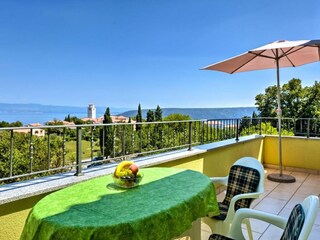 Apartamento Brseč Grabación al aire libre 3