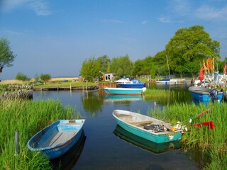 Idyllischer Hafen in Zempin
