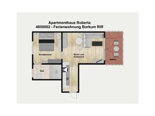 Apartamento de vacaciones Borkum Grabación al aire libre 11