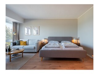 offener Schlafbereich