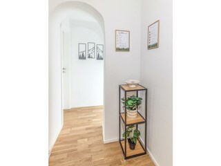 Hallway with host information.