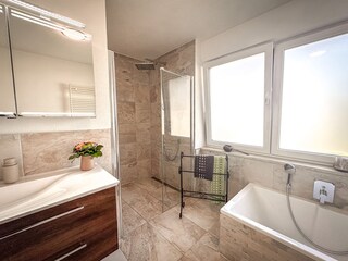 Blick in die Dusche