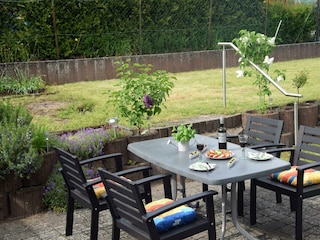 Terrasse im Garten