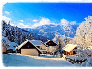 Haus Grubbach im Schnee