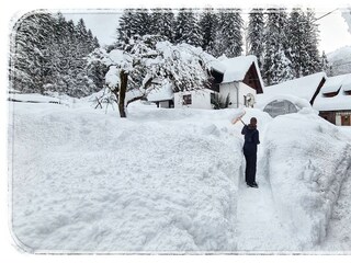 Schneeschaufeln