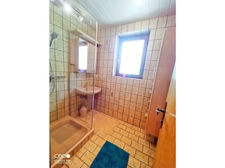 Badezimmer in der Ferienwohnung Noah