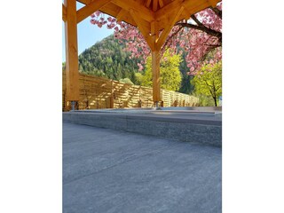 Steyrsberg-Blick vom Whirlpool aus