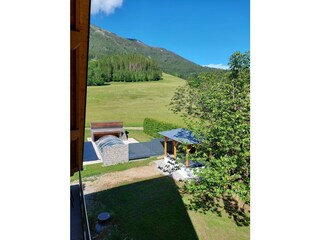 Blick vom Balkon/Terrasse