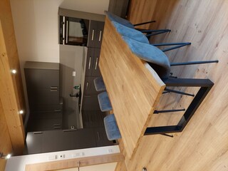 Küche und Essbereich