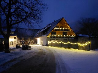 es weihnachtet auf unserem Hof