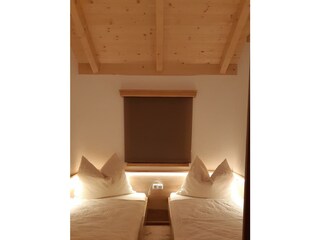 Schlafzimmer, Betten zusammenschiebbar