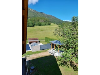 Blick vom Balkon/Terrasse