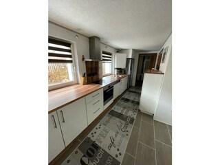 Küche mit Arbeitsfläche