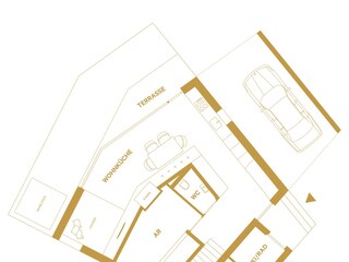 Grundriss Waldhaus Ebene 1