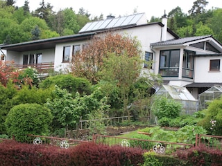 Blick auf die Ferienwohnung