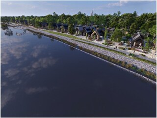 IJsselmeer with the beachhouses