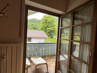 Zugang zum Südbalkon v. Schlafzimmer