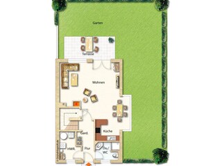 Casa de vacaciones Zingst Plano de planta 31