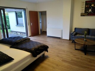 Blick ins Appartment