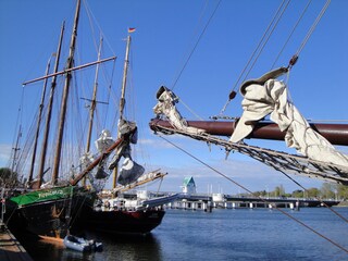 Blick auf die Schleibrücke in Kappeln