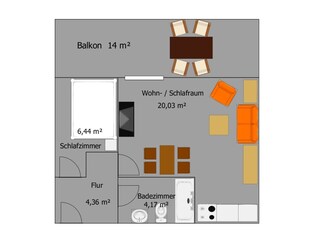 Ferienwohnung Norderney Grundriss 29