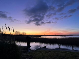 Sonnenaufgang über Naturschutzgebiet